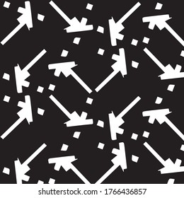 Halftone monochrome texture background. Abstract vintage black and white vector illustration Texture