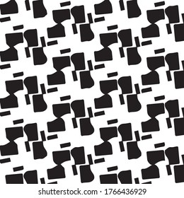 Fondo de textura monocromática de semitono. Ilustración vintage de vectores en blanco y negro