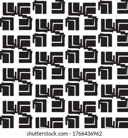 Halftone monochrome texture background. Abstract vintage black and white vector illustration Texture
