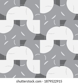 Halftone monochrome texture background. Abstract vintage black and white vector illustration Texture