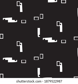 Halftone monochrome texture background. Abstract vintage black and white vector illustration Texture