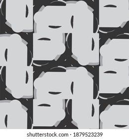Halftone einfarbige Texturhintergrund. Abstrakte Vintage, schwarz-weißer Vektorgrafik Textur