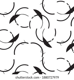 Fondo de textura monocromática de semitono. Ilustración vintage de vectores en blanco y negro