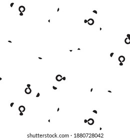 Fondo de textura monocromática de semitono. Ilustración vintage de vectores en blanco y negro