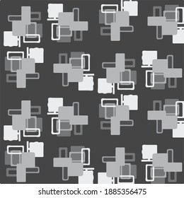 Halftone monochrome texture background. Abstract vintage black and white vector illustration Texture