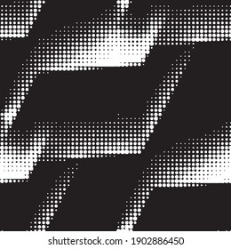 Halftone monochrome texture background. Abstract vintage black and white vector illustration Texture