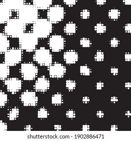 Halftone einfarbige Texturhintergrund. Abstrakte Vintage, schwarz-weißer Vektorgrafik Textur