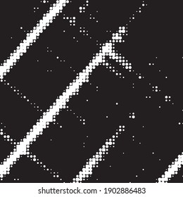 Halftone monochrome texture background. Abstract vintage black and white vector illustration Texture