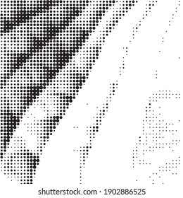 Halftone monochrome texture background. Abstract vintage black and white vector illustration Texture