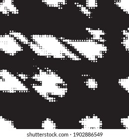 Halftone monochrome texture background. Abstract vintage black and white vector illustration Texture