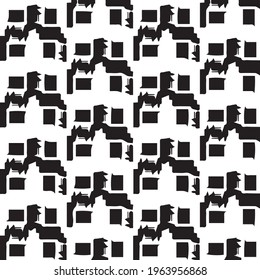 Halftone monochrome texture background. Abstract vintage black and white vector illustration Texture