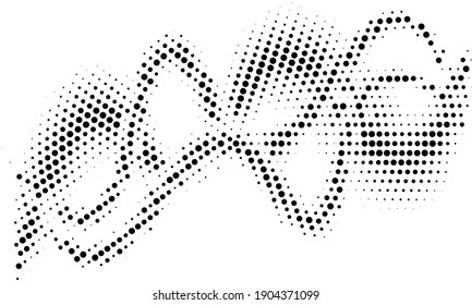 Halftone monochrome texture with dots. Minimalism, vector. Background for posters, websites, business cards, postcards, interior design.