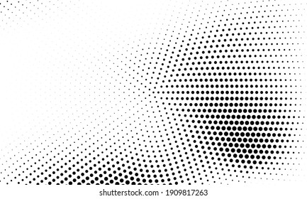 Halftone monochrome texture with dots. Minimalism, vector. Background for posters, websites, business cards, postcards, interior design.