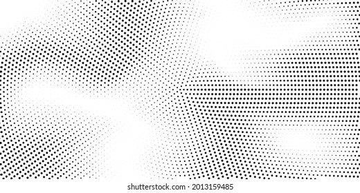 Halftone monochrome texture with dots. Minimalism, vector. Background for posters, websites, business cards, postcards, interior design.