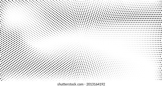 Halftone monochrome texture with dots. Minimalism, vector. Background for posters, websites, business cards, postcards, interior design.