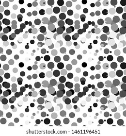 halftone monochrome texture seamless, great design for any purposes. Abstract mosaic modern design. Vector graphic print. 