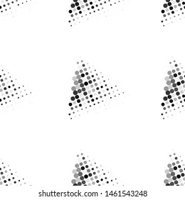 halftone monochrome texture seamless, great design for any purposes. Abstract mosaic modern design. Vector graphic print. 