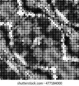 Halftone monochrome vector illustration background. EPS 10