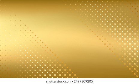 Fondo minimalista de mosaico de semitono, Plantilla abstracta con puntos en forma de estrellas, gradiente, VIP, Premium, lujo, Anuncio, póster, año Nuevo. Vector EPS10 1920, 1080