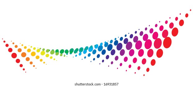 halftone multicolor background vector illustration