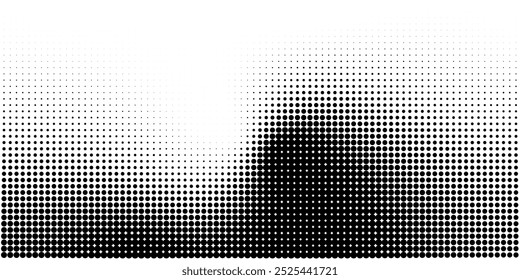Halftone Noise Stipple pointillism background. Grain gradient texture background with dots. Dotwork gradient halftone pattern. Sand, grain, grunge stipple effect. Abstract texture, engraved overlay