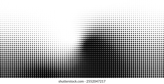 Halftone Noise Stipple pointillism background. Grain gradient texture background with dots. Dotwork gradient halftone pattern. Sand, grain, grunge stipple effect. Abstract texture, engraved overlay