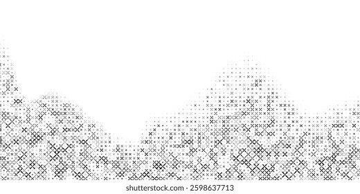 Halftone Noise Stipple pointillism background. Grain gradient texture background with dots. Dotwork gradient halftone pattern. Sand, grain, grunge stipple effect. Abstract texture, engraved overlay