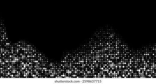 Halftone Noise Stipple pointillism background. Grain gradient texture background with dots. Dotwork gradient halftone pattern. Sand, grain, grunge stipple effect. Abstract texture, engraved overlay