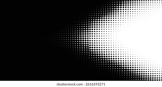 Halftone Noise Stipple pointillism background. Grain gradient texture background with dots. Dotwork gradient halftone pattern.