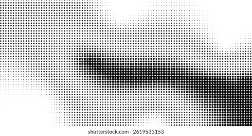 Halftone Noise Stipple pointillism background. Grain gradient texture background with dots. Dotwork gradient halftone pattern. Sand, grain, grunge stipple effect. Abstract texture, engraved overlay