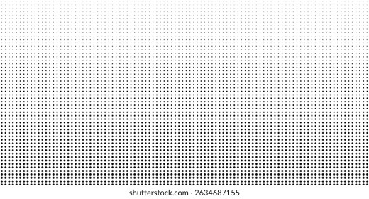 Halftone Noise Stipple pointillism background. Grain gradient texture background with dots. Dotwork gradient halftone pattern. Sand, grain, grunge stipple effect. Abstract texture, engraved overlay