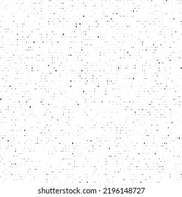 Halftone Noise Texture Background. Comic Style Grain Pattern. Pixelated Rhomb Particles Wallpaper. Black And White Grain And Dots Overlay. Dust Speckles Effect. Grunge Bitmap Vector