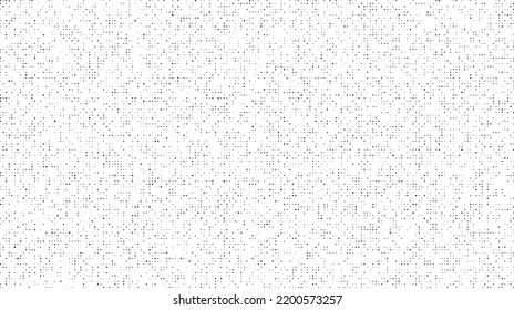 Halftone noise texture background. Comic style random grain pattern. Round particles wallpaper. Black and white grains and dots overlay. Dust speckles effect. Grunge bitmap backdrop.