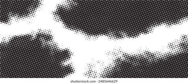 Halftone noise texture. Grunge dirty speckles, spots, dots background. Black and white grit sand grain wallpaper