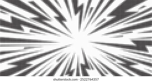 Halftone noise texture. Grunge dirty speckles, spots, dots background. Black and white grit sand grain wallpaper. Retro pixel comic textured backdrop.