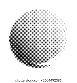 Halftone object for backgrounds and designs (circle)
