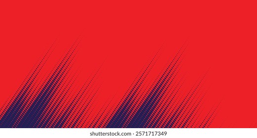 Halftone on blue background. Vector dots glitter or halftone glitter pattern texture Pop Art Style Background. vector grunge arts red grunge