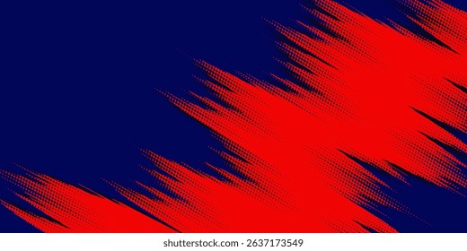 Halftone on blue background. Vector dots glitter or halftone glitter pattern texture Pop Art Style Background. vector grunge arts red grunge.