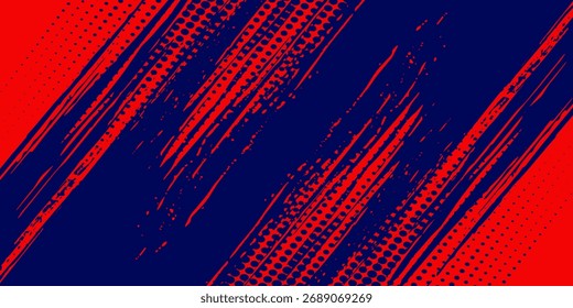 Halftone on blue background. Vector dots glitter or halftone glitter pattern texture Pop Art Style Background.