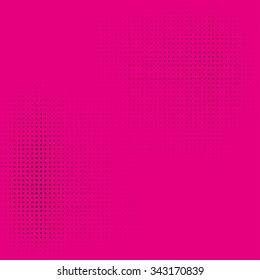 Halftone on a pink background stylish comic  book style