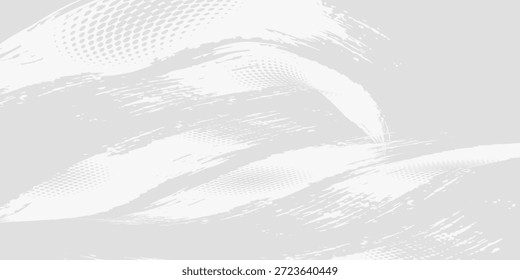 Medio tono sobre fondo blanco. Punto brillo o semitono brillo patrón textura Pop estilo de arte de fondo, moderno, Ilustración vectorial.