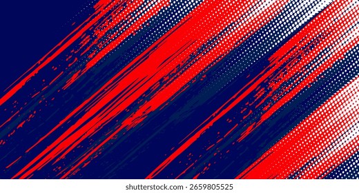 halftone on white background navy. Vector grunge orange glitter or halftone glitter pattern texture modern