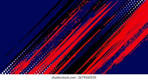 halftone on white background navy. Vector grunge orange glitter modern simple