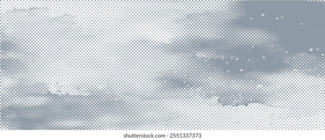 halftone on white background. Vector dots glitter or halftone glitter pattern texture 