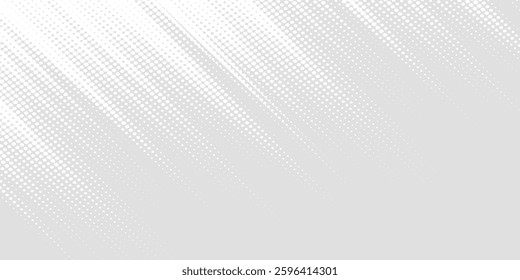 halftone on white background. Vector dots glitter or halftone glitter pattern texture Pop Art Style modern grey