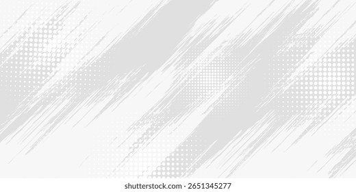 Medio tono sobre fondo blanco. Vector puntos brillo o semitono brillo patrón textura Pop estilo de arte de fondo