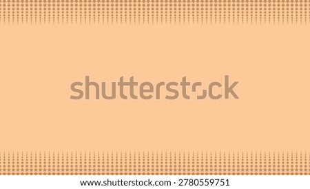 Halftone Orange Star Pattern Background Texture With Copy Space