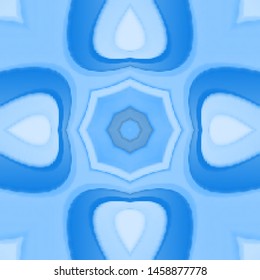 Halftone ornament, graphic drawing. Pattern blue vintage style. Grunge texture. Festive greeting card. Abstract art background. Modern geometric pattern. Festive art backdrop. Creative vector element