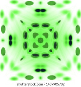 Halftone ornament, graphic drawing. Pattern green vintage style. Grunge texture. Festive greeting card. Abstract art background. Modern geometric pattern. Festive art backdrop. Creative vector element
