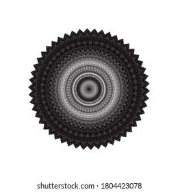 Halftone ornament, monochrome pattern. Drawing vintage style. Grunge texture. Points vintage drawing. Abstract art background. Modern symmetric pattern. Festive art backdrop. Creative vector element